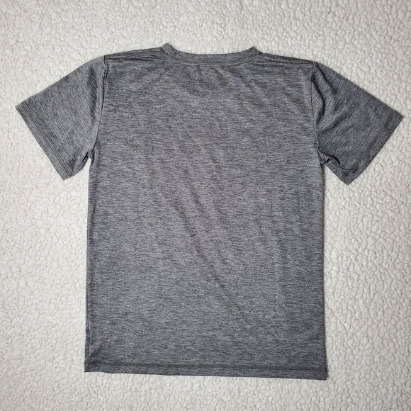 Adidas Youth Gray Logo T-Shirt – Size M (10/12) Short Sleeve Tee - Picture 5 of 5